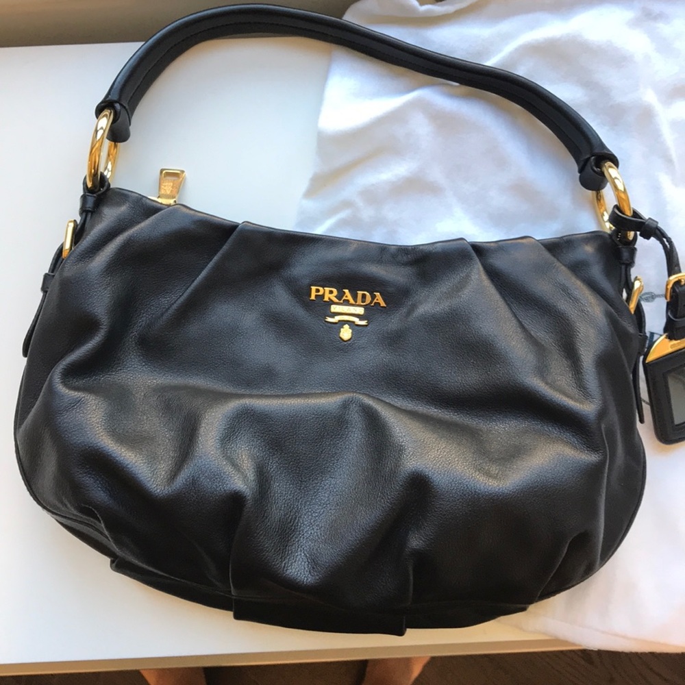 Small Prada hobo bag
